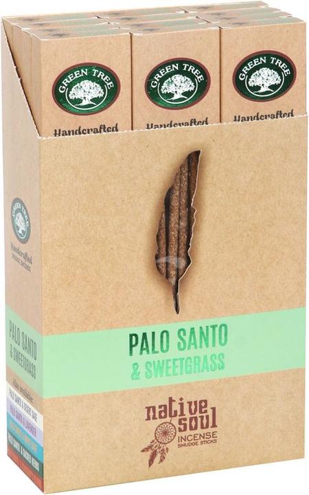 Immagine prodotto Native Soul Bastoncini d'incenso Palo Santo & Sweet Grass (confezione da 96)