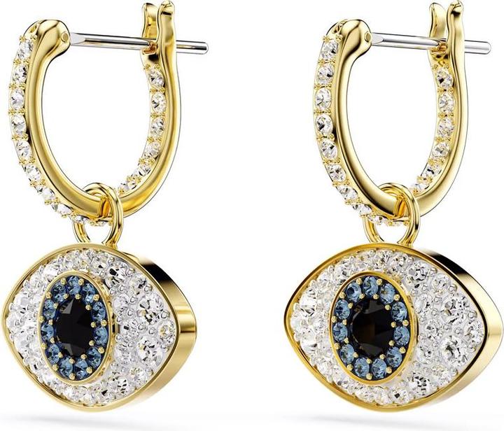 Immagine prodotto Swarovski Orecchini Symbolica a goccia Malocchio Oro Blu (Metallo Swarovski)