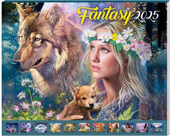 Pack Calendrier Fantastique 2025, 9 pièces (Allemand)