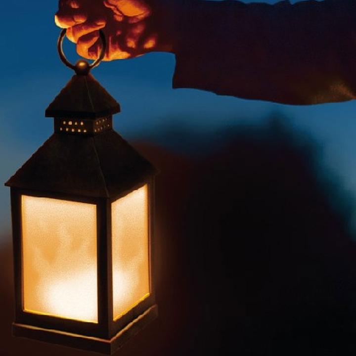 Produktbild Benson LED-Laterne mit Flammeneffekt, schwarz (10.5 x 10.5 x 24 cm, 1 x)
