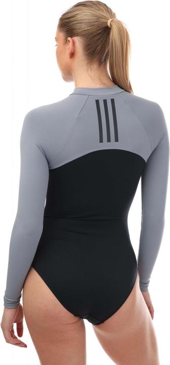 Actual product image adidas Womens/Ladies Parley Padded One Piece Swimsuit (32 D)