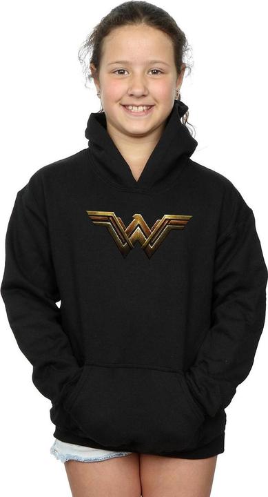 Immagine prodotto Justice League Movie Wonder Woman Emblem Felpa con Cappuccio Ragazze (116)