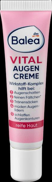 Produktbild dm Balea Augencreme Vital (Crème, 15 ml, Tag + Nacht)