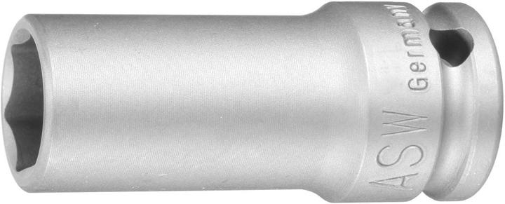 ASW Douille à choc 720 L 1/2 ″ 6 pans ouverture de clé 18 mm longueur 78 mm (18 mm)