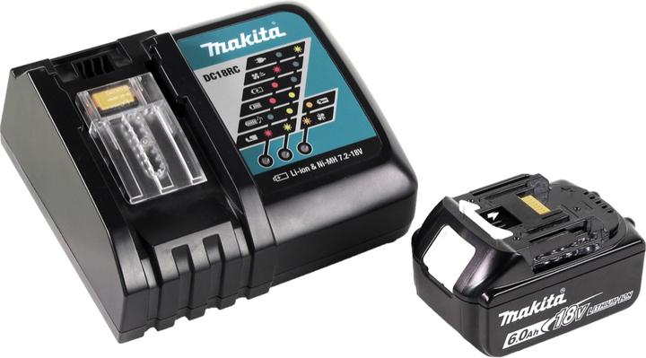 Produktbild Makita DTL 061 RG1J Akku Winkelschlagschrauber 18V 1/4" 60Nm + 1x Akku 6,0Ah + Ladegerät + Makpac (Akkubetrieb)