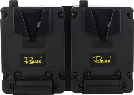 Image du produit Rolux Duo Mini V-Mount Support de batterie RL-AC16S (1 pcs, Piles rechargeables + chargeur)