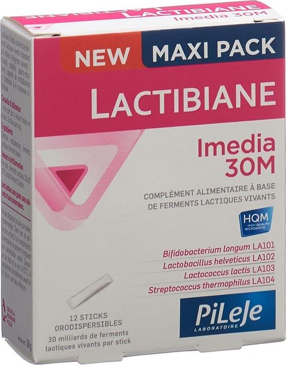 Image du produit Lactibiane Imedia sticks (12 pièce(s), 30 g)
