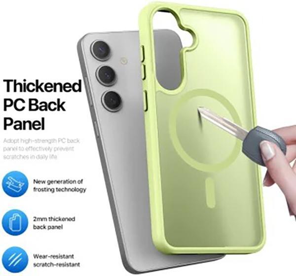 Immagine prodotto Samsung Galaxy S25 Plus - Ducis Yind Series mit Magsafe in Limettengrün (Samsung Galaxy S25+)