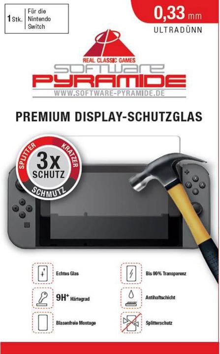 Pyramide Premium Display-Schutzglas für Nintendo Switch (Switch)