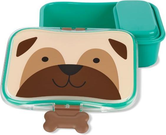 Actual product image Skiphop Zoo lunch box pug