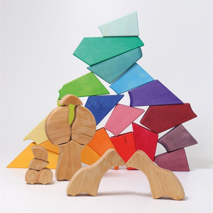 Image du produit Grimm's Jeu de construction lion arc-en-ciel