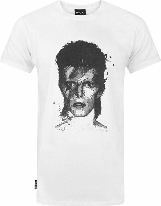Immagine prodotto W.C.C Maglietta Linea Lunga David Bowie Adulto Unisex (XL)