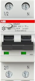 Produktbild ABB DS201A-B16/0,1 FI/LS-Schalter 6kA, 1P+N, 2CSR255180R2165