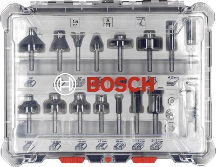 Actual product image Bosch Professional Zubehör Freehand milling cutter set.