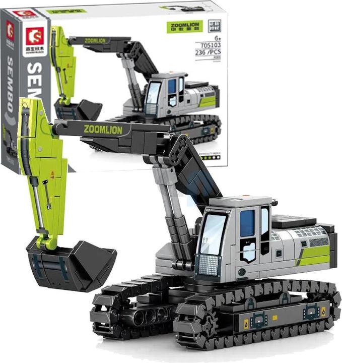 Immagine prodotto Sembo 705103 - Escavatore Rauppen Zoomlion (236 pezzi)