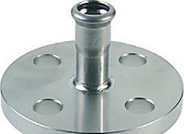 Aalberts VSH fl.ovg. 108 mm DN100 - PN10/16M-bakke XPress rustfri press (Pressverbindung)