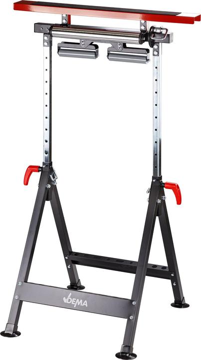 Immagine prodotto Dema Cavalletto a rulli multipli 82,5 - 127,5 cm regolabile in altezza (70.50 cm, 75 cm)