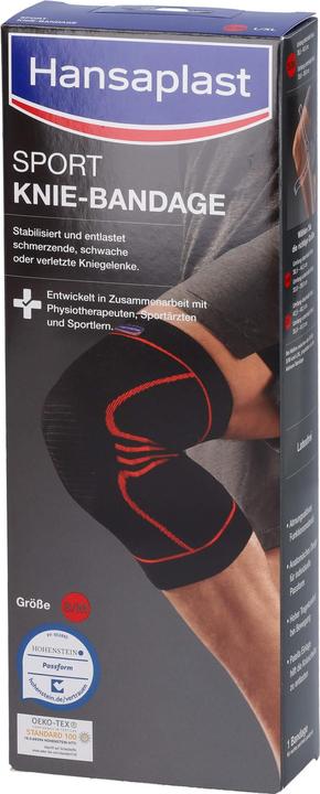 Produktbild Hansaplast Sport Knie-Bandage Grösse M, 1 St. Bandage (M)
