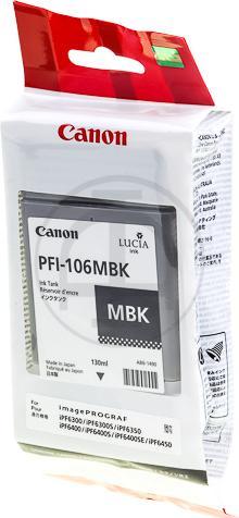 Actual product image Canon Pfi-106mbk (MBK)