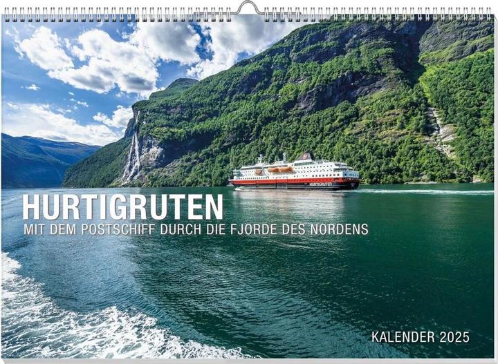 Actual product image Hurtigruten Premium Calendar 2025 (60 x 42 cm, German)