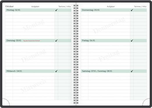 Image du produit Calendrier scolaire Insoumis 2024/2025 (A5, Couverture rigide, Allemand)