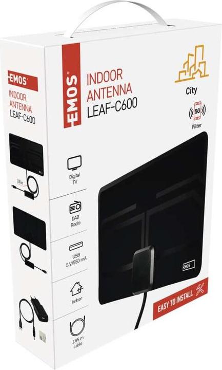 Image du produit Emos J0709 (Antenne d'intérieur, DVB-T / -T2, LTE)
