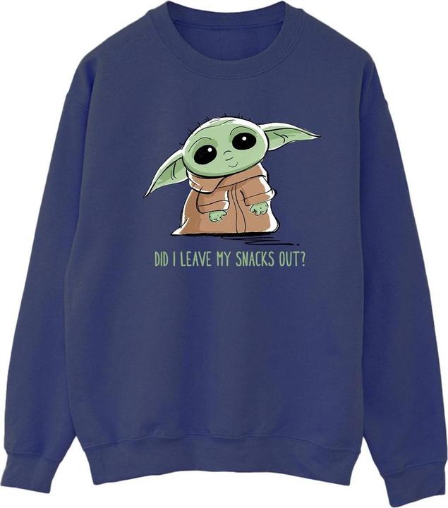 Produktbild Star Wars The Mandalorian Grogu Snacks Meme Sweatshirt (S)