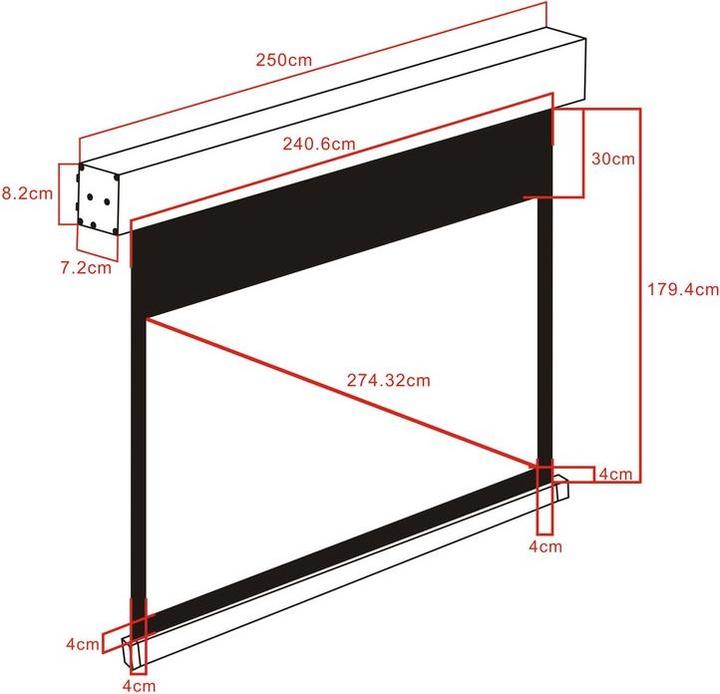 Immagine prodotto Multibrackets M Motorised Projection Screen 232.6x145.4 (108", 16:10)