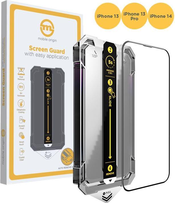 Actual product image Mobile Origin Screen Guard with easy application (1 Piece, Apple iPhone 14)