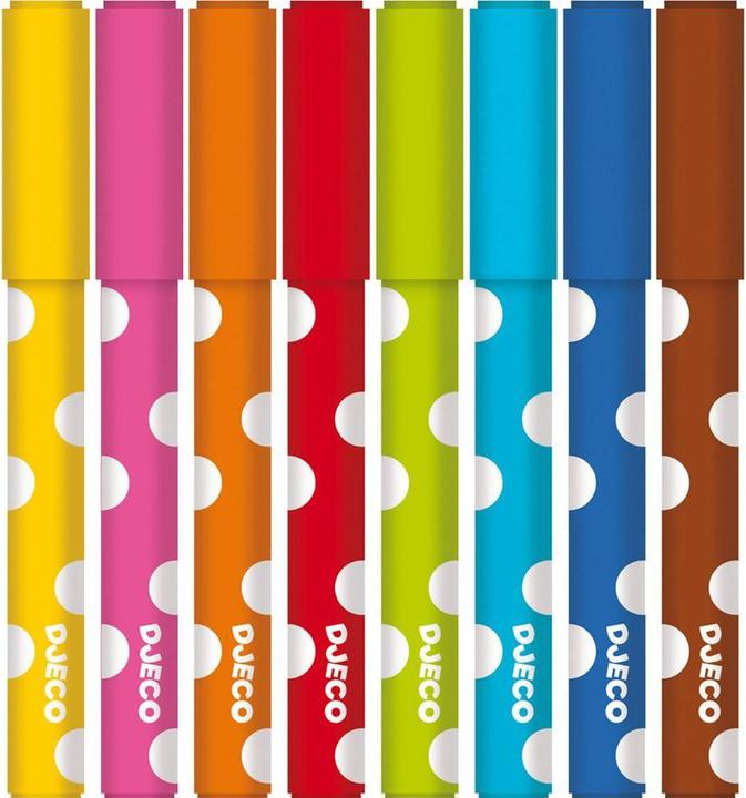 Produktbild Djeco Filzstifte für die Kleinen (Multicolor, 8 x)
