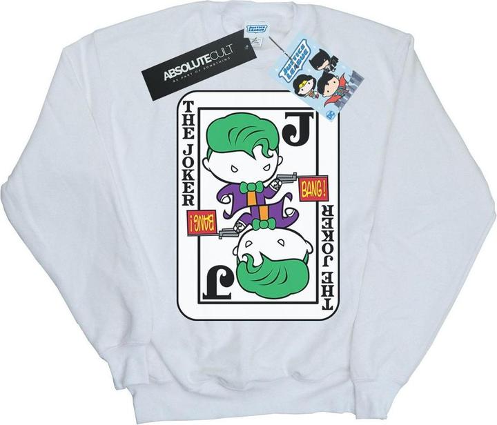 Chibi Joker Playing Card Sweatshirt Jungen
