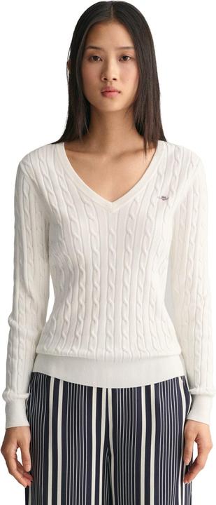 Immagine prodotto GANT Stretch Cotton Cable V-Neck (L)