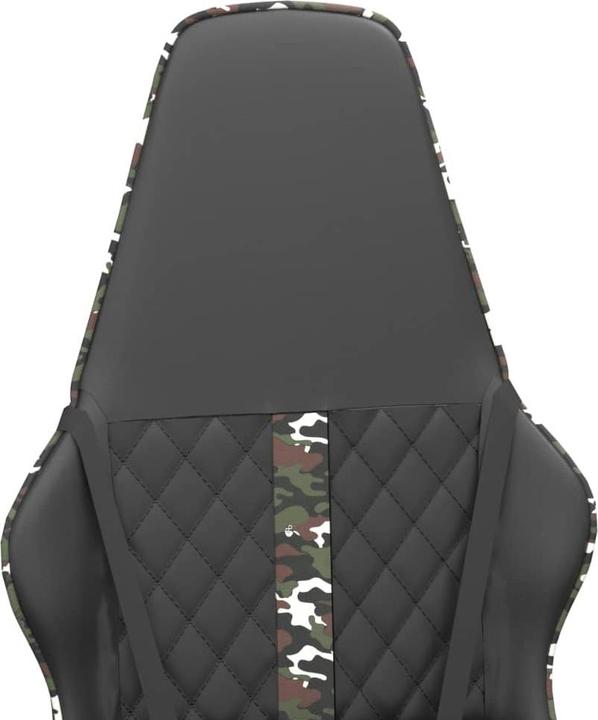 Actual product image VidaXL Gaming-Stuhl mit Massagefunktion Tarnfarben Kunstleder