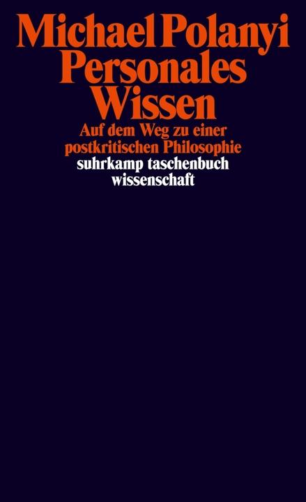 Actual product image Personales Wissen (German, Michael Polanyi, 2023)