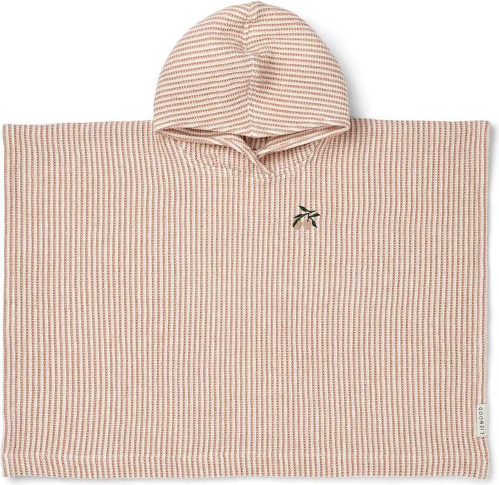 Image du produit Liewood Kinder Bade Poncho Paco gestreift Tuscany Rose