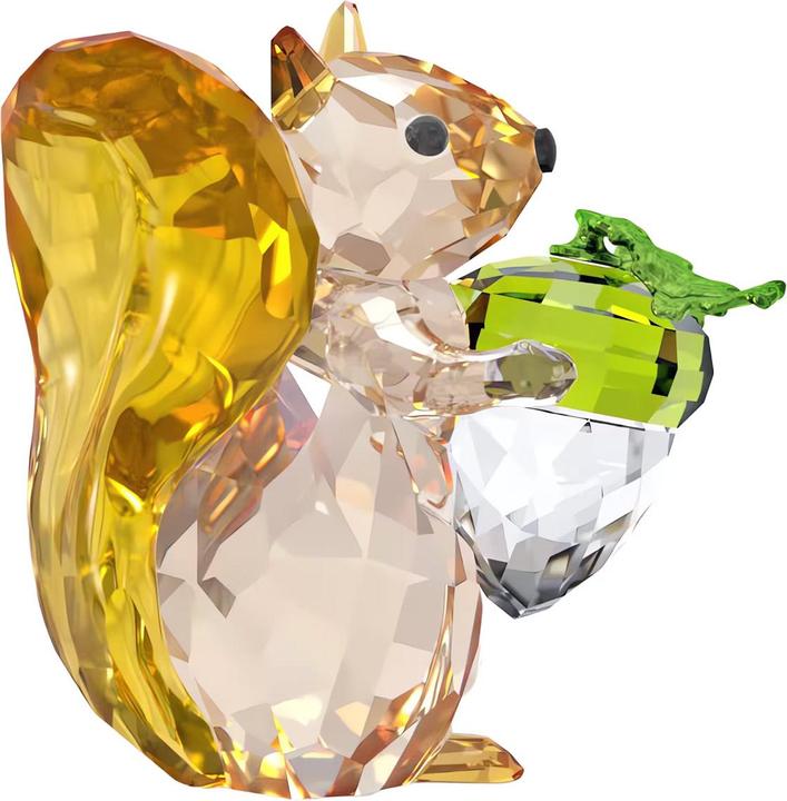 Actual product image Swarovski Idyllia squirrel and acorn