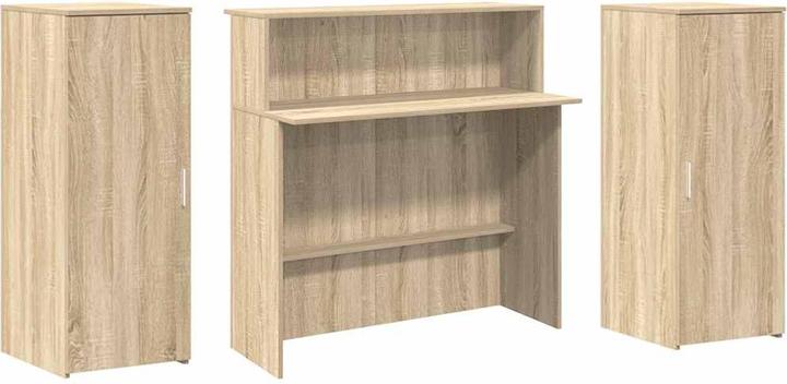 Image du produit VidaXL Comptoir d'accueil Chêne Sonoma 180x50x103,5 cm Bois composite Comptoir d'accueil