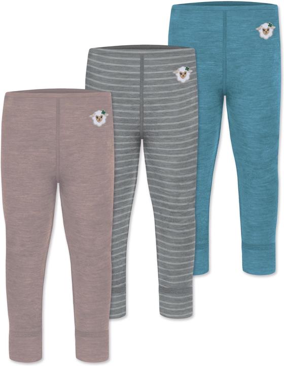 Normani 3er Pack Baby Merino Hose Unterhose „Tihoi" - 9509