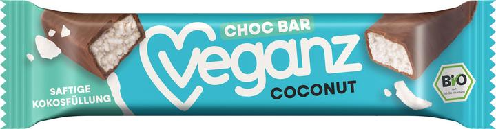 Actual product image Veganz Choc Bar Coconut Organic (40 g)