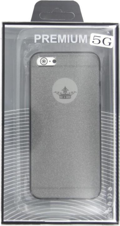 Produktbild OEM TPU Case Glitter für iPhone 5 / 5s / SE schwarz (Apple iPhone 5, Apple iPhone 5s, Apple iPhone SE)