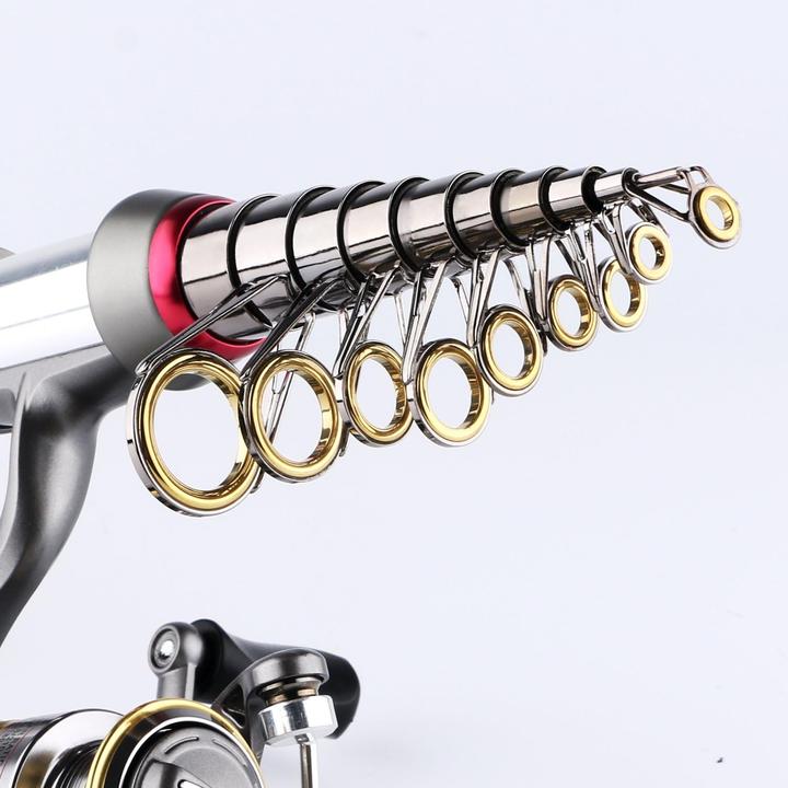 Image du produit Mouhike Set de cannes à pêche (Télescope, Kit de pêche, 180 cm)