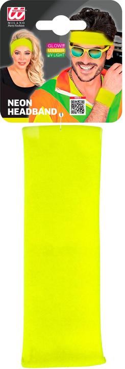 Actual product image Widmann 80s - headband neon yellow