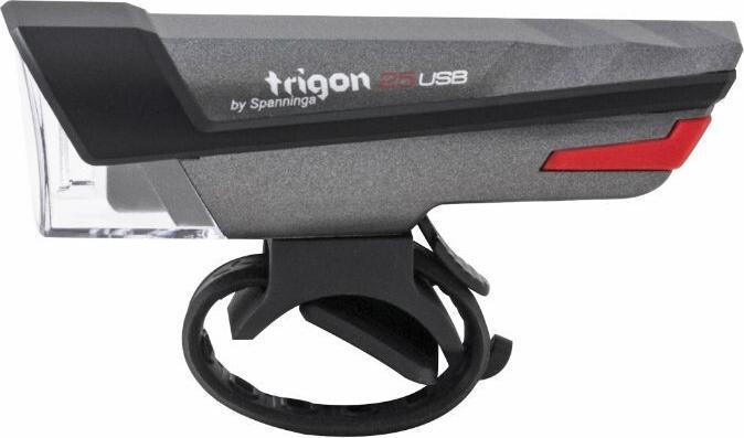 Actual product image Spanninga Trigon 25 Rechargeable Light Set StVZO (100 lm, 20 lm)
