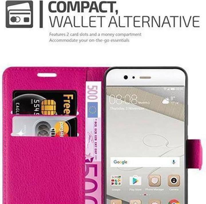 Produktbild Cadorabo Book mit Standfunktion Cover (Huawei P10)