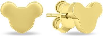Produktbild Brilio Silver - Minimalist gold-plated Mickey Mouse EA917Y earrings