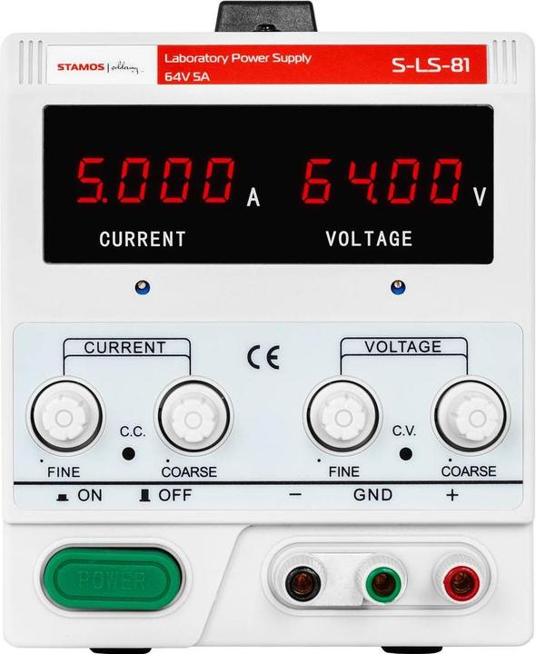 Produktbild Stamos Labornetzgerät regelbar Labornetzteil Netzgerät Netzteil Trafo 64 V 5 A DC