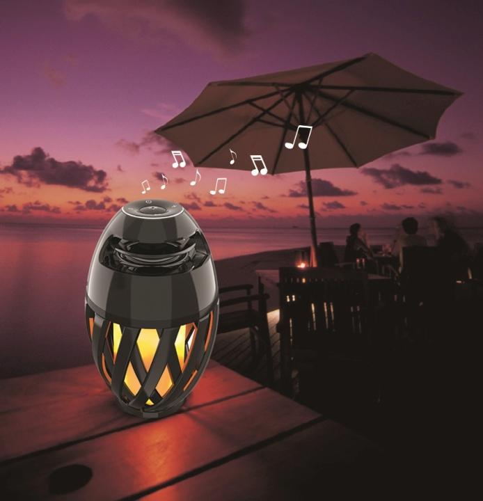 Produktbild Lexibook Bluetooth Lautsprecher im Flammen Design LED Technologie