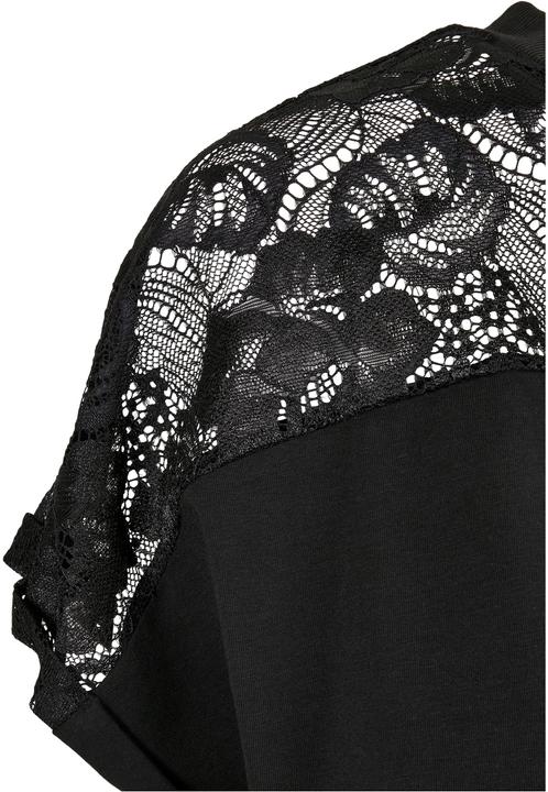 Actual product image Urban Classics Ladies Short Oversized Lace Tee (XL)