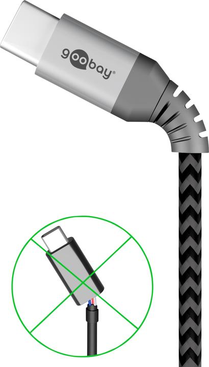 Actual product image Goobay USB C — USB C (2 m, USB 2.0)