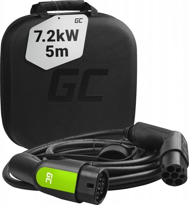Immagine prodotto GreenCell Cavo di ricarica GC (Tipo 2, 7.20 kW, 32 A, 5 m)